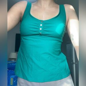 Emerald Green Swim Top